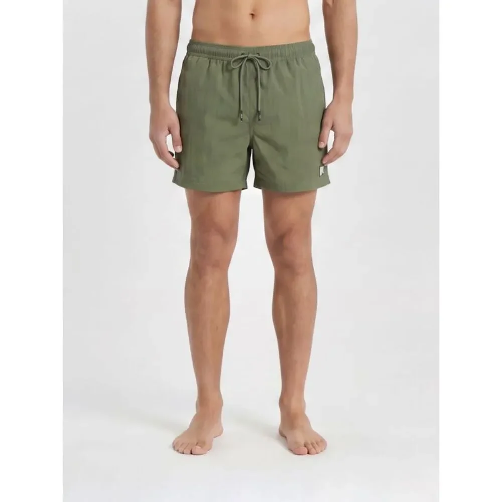 K-Way Men Boxer Swim Trunks K-Way In Nylon